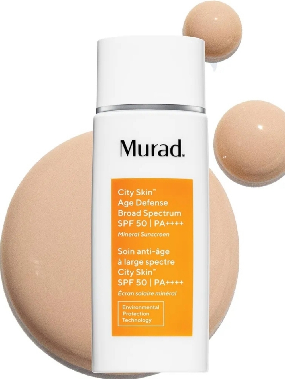 New MURAD City Skin Age Defense SPF 50 Mineral Sunscreen Serum